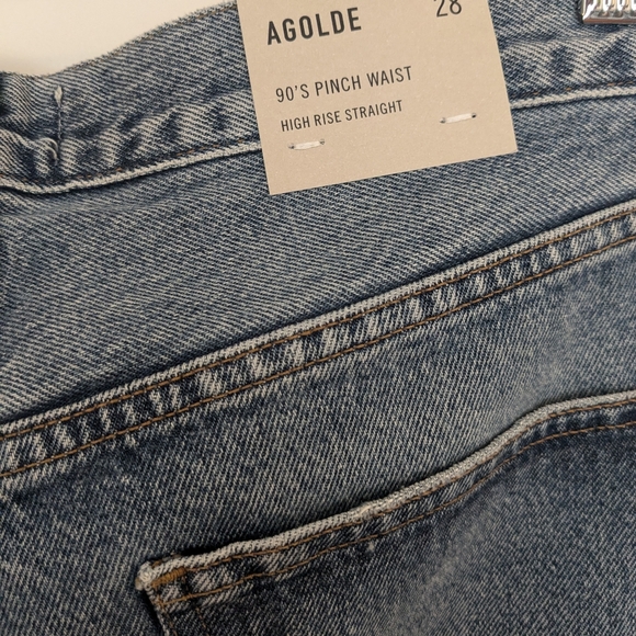 Agolde 90s high rise pinch waist Navigate 28 NWT - Picture 8 of 9